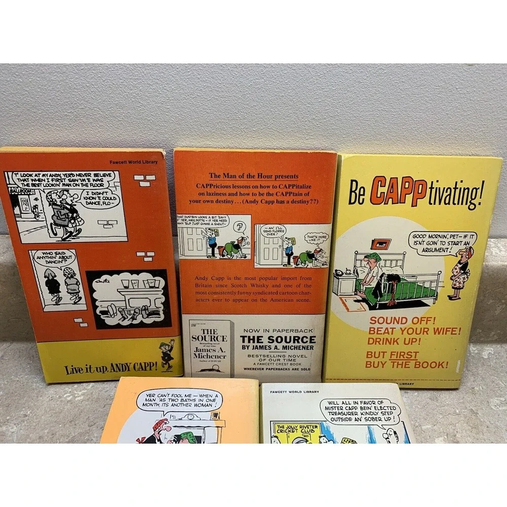 Lot of 6‎ 1960's A Fawcett Gold Medal Books (Smythe, Keane)